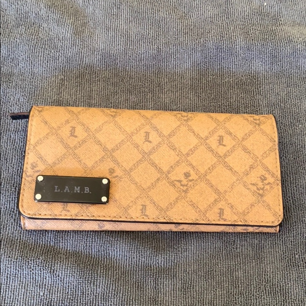 L.A.M.B saddle wallet